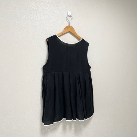 Veritecoeur パイピングノーススリーブチュニック