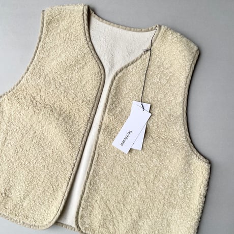 2024AW / 未使用品 / タグ付き Veritecoeur シープボア ボンディング ベスト