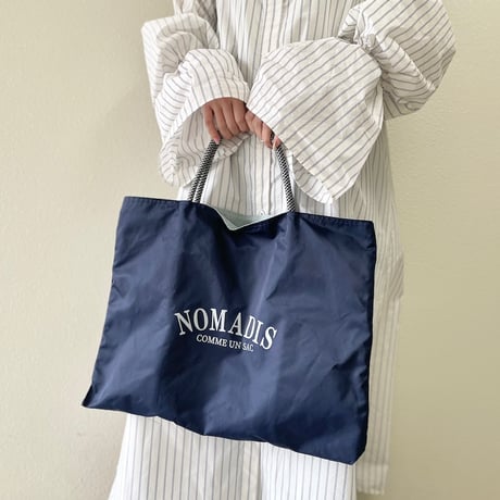 NOMADIS SAC リバーシブル ロゴトートバッグ