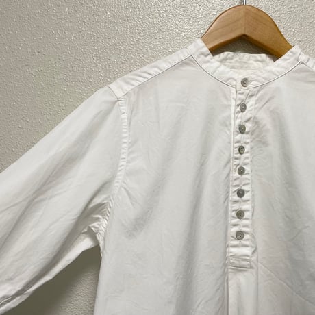 NATURAL LAUNDRY バンドカラーブラウス