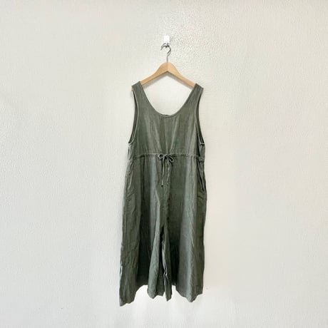 nest Robe  リネン  グランジウォッシュサロペット