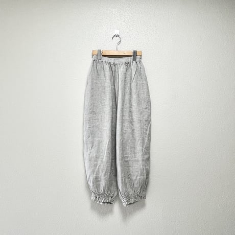 あたう洋裁店 リネン裾フリルパンツ