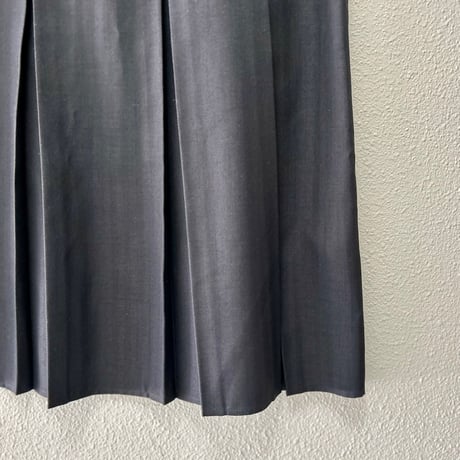 fig London woolmood boxpleats スカート