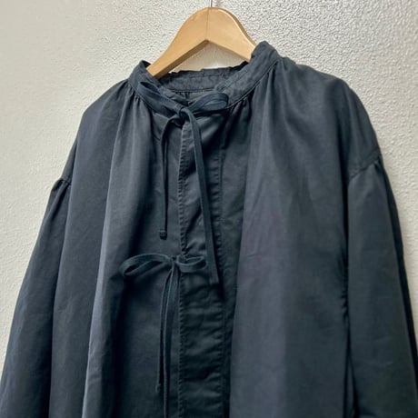 note et silence  swedish military スモックブラウス