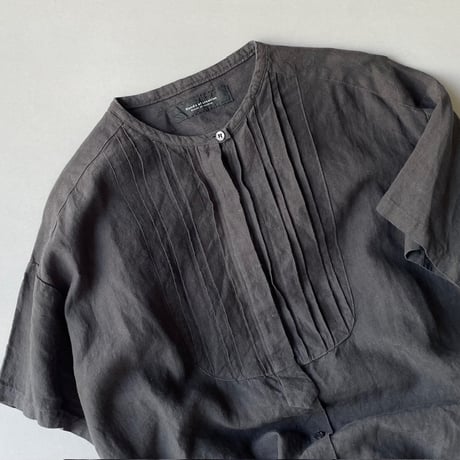 Hands of creation tack middle length stand shirt
