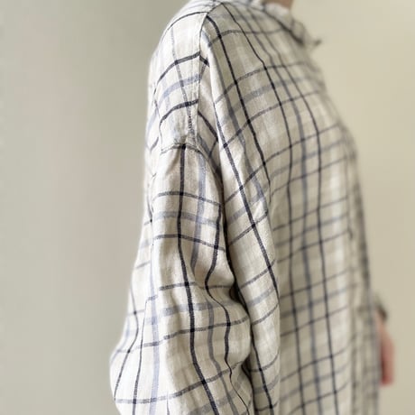 nest Robe リネンチェック2wayワンピース タータンチェック