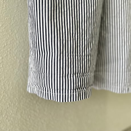 nest Robe ストライプコットンワイドパンツ