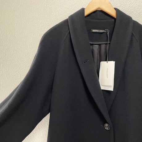 タグ付き / 未使用品  nicholson&nicholson メルトンロングコート "MY ROBE"