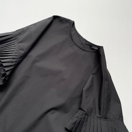 mizuiro ind pleats slv P/O プリーツスリーブプルオーバー