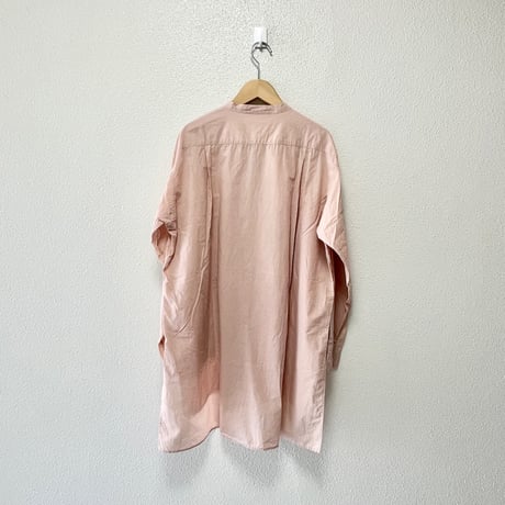 TOUJOURS COTTON Classic Band Collar Shirt