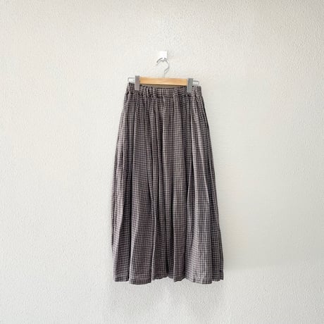タグ付き未使用品 /  Antiquités noir ギャザースカート