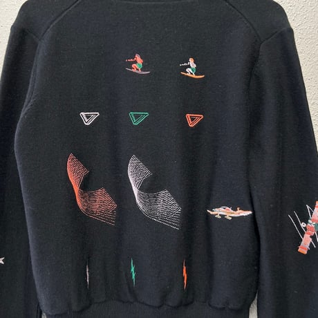 JNBY 刺繍ニットカーディガン