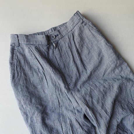 2025SS / l'atelier du savon くしゃくしゃコットン パンツ