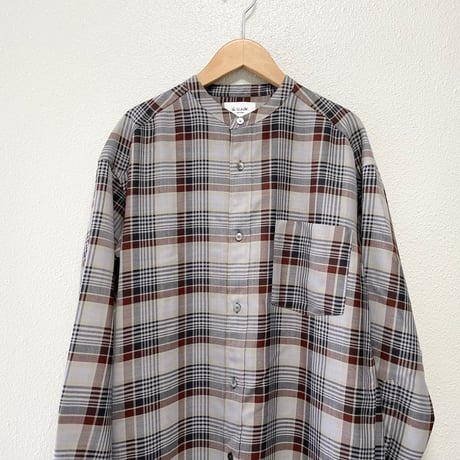 LE GLAZIK  チェックシャツワンピース