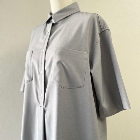 人気完売品 / 雑誌LEEオリジナルブランド ロングシャツワンピース