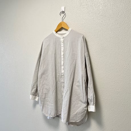 休日と詩 アリッサムロングシャツ