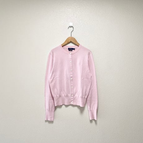 POLO RALPH LAUREN コットンクルーネックカーディガン