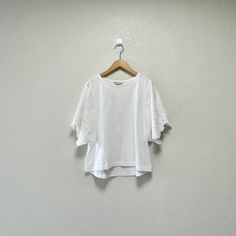Chou Chou de maman 刺繍袖カットソー