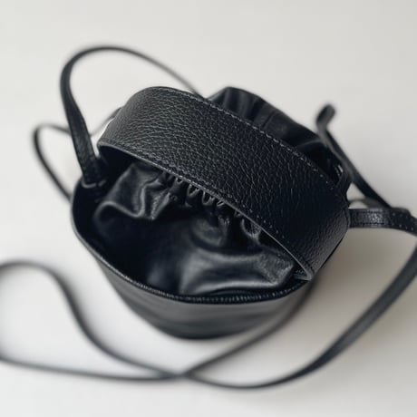 thehighlights  pot' micro-mini leather bag more BLACK