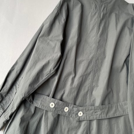 2024AW / MHL. WASHED COTTON POPLIN DRESS
