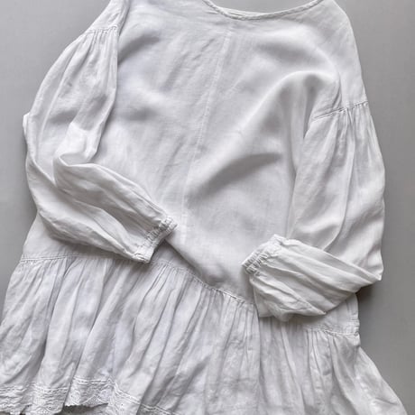 2025AW / nest Robe リネンスカラップ2WAYチュニック