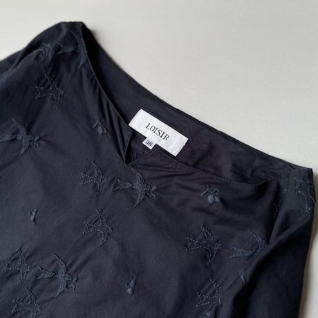 LOISIR 刺繍ワンピース