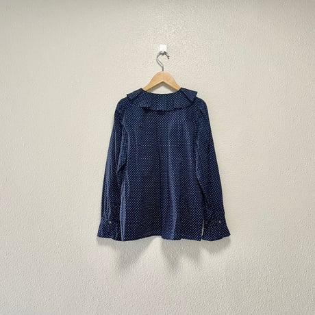 dahl'ia  【green label relaxing 別注】 フリル カラー ブラウス