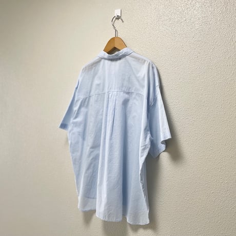 mizuiro ind ハーフスリーブワイドシャツ