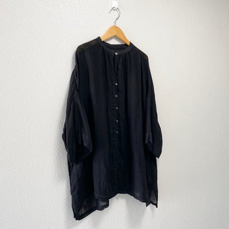 2023SS /  nest Robe リネンガーゼロングシャツ