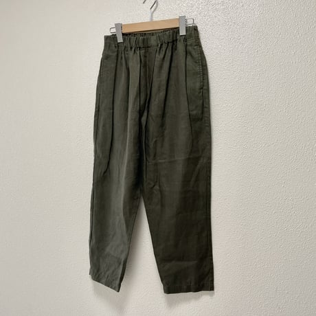 人気完売品/ TRAVAIL MANUEL  リネンサドルパンツ