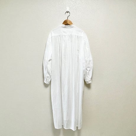 MidiUmi lace combi frill shirt OP