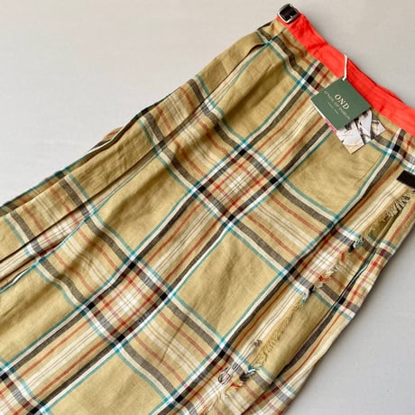 macalastair × O’NEIL of DUBLIN ロングキルトスカート