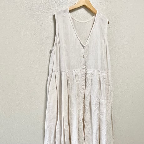 nest Robe  リネンタックノースリーブ2wayワンピース