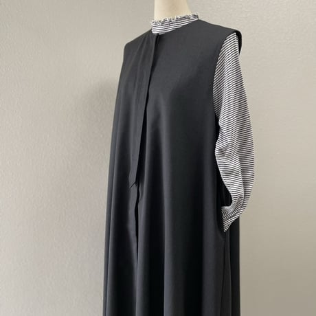 2024 AW / mizuiro ind フレアノースリーブワンピース