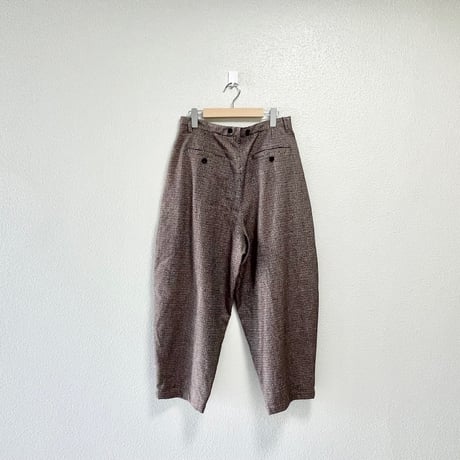nest Robe ウールコットンガンクラブチェックパンツ