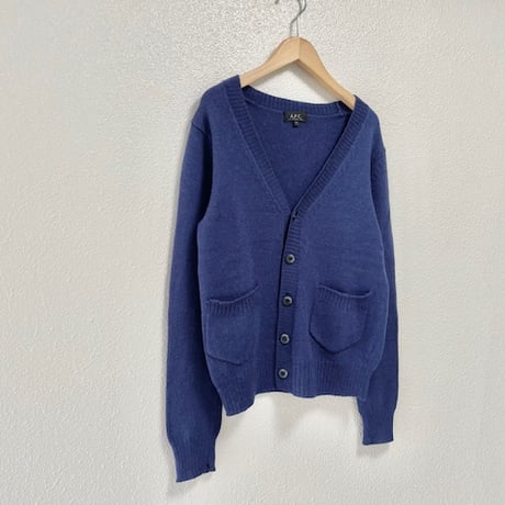 A.P.C  Vネックハイゲージニット