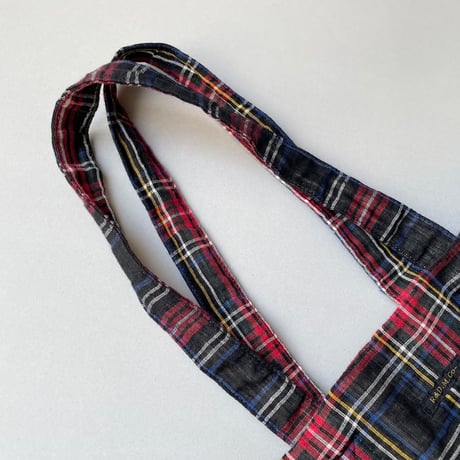 R&D.M.Co- オールドマンズテーラー リネンタータンチェックバッグ  “TOTE BAG”