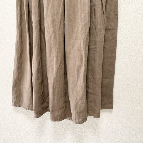 denier フレンチリネンスカート