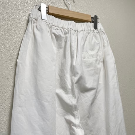 DIARIES コットンリネンデニムワイドテーパードパンツ