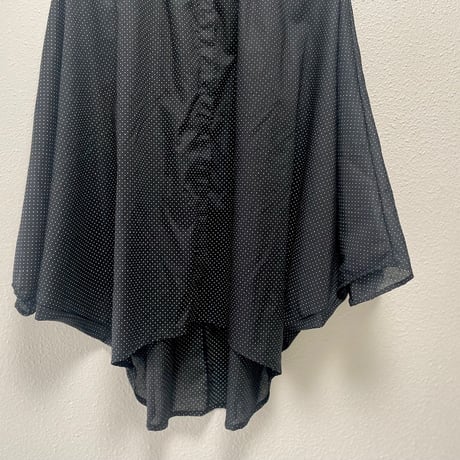 mizuiroind  2025SS ドットギャザードルマンシャツ