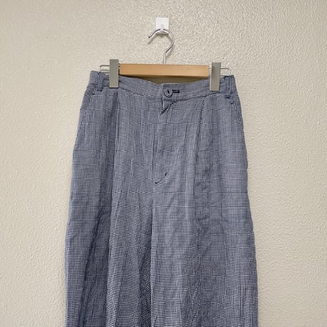 2025SS / l'atelier du savon くしゃくしゃコットン パンツ