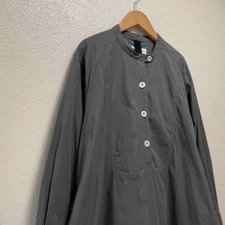 2024AW / MHL. WASHED COTTON POPLIN DRESS