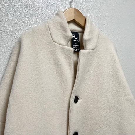 R&D.M.Co- / OLDMAN’S TAILOR  ウールフェルトニットハーフコート