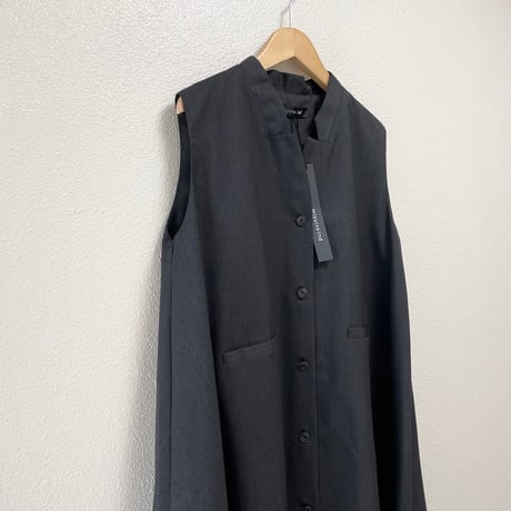 2023AW / 未使用品 mizuiro ind  スタンドカラーフレアワンピース