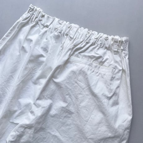 2023SS / nest Robe コットンチノ近江晒 タックパンツ