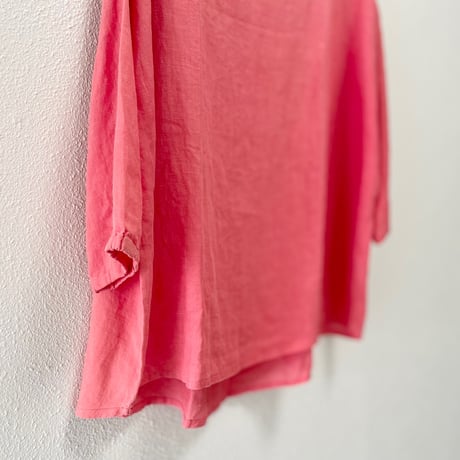 veritecoeur  リネンボートネックワイドブラウス