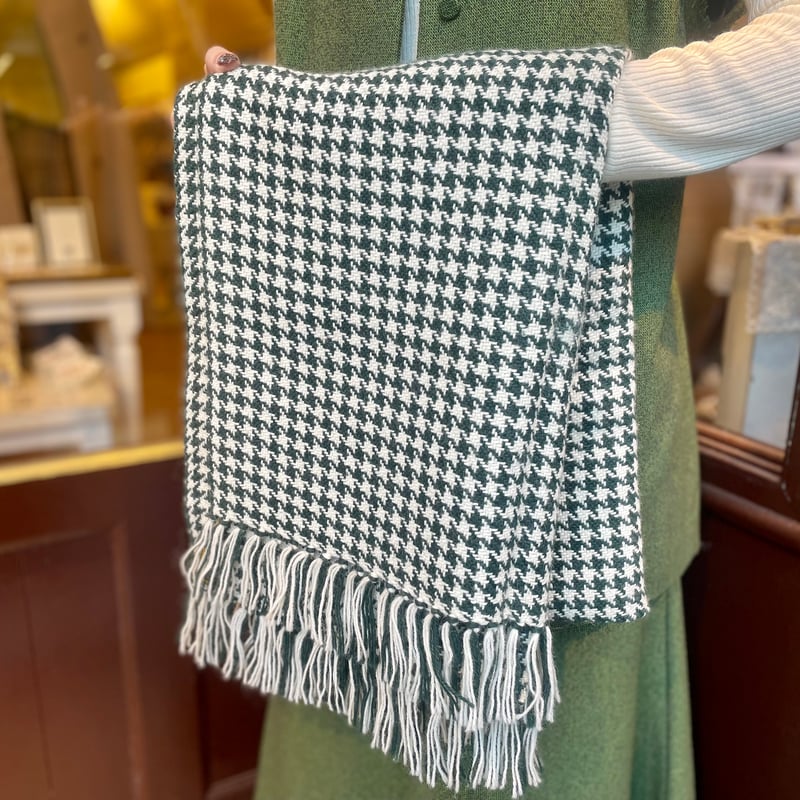 値下げ 新品 HELENA RUUTH ヘリンボーン アルパカストール マフラー HELENA RUUTH ストール | Lisululu online