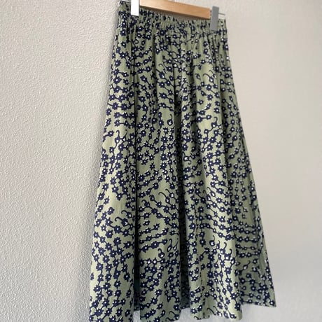 LE GLAZIK  バティックギャザースカート