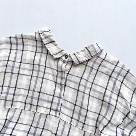nest Robe リネンチェック2wayワンピース タータンチェック