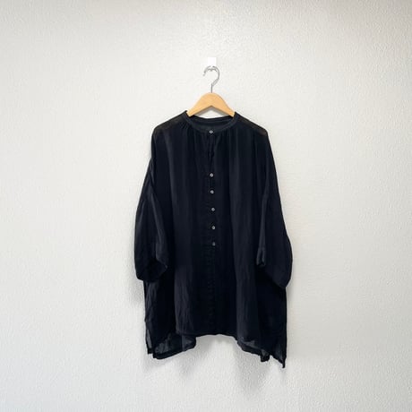 2023SS /  nest Robe リネンガーゼロングシャツ